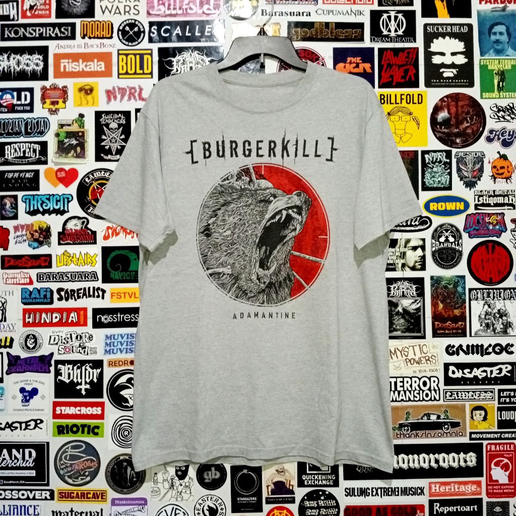Kaos Tshirt BURGERKILL - Adamantine (Official)