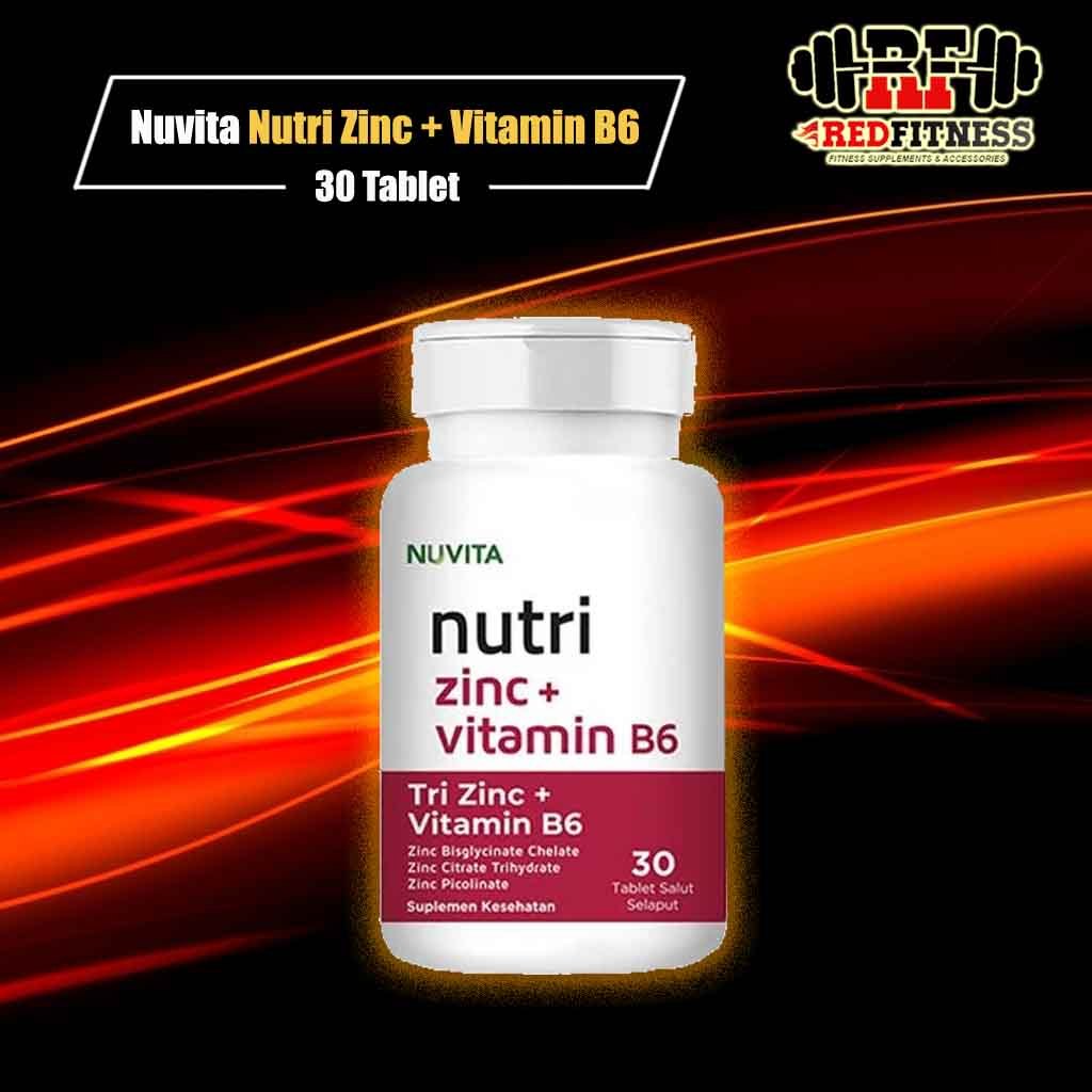 Nuvita NUTRI ZINC + VITAMIN B6 - 30 Tablet / Tri Zinc + Vitamin B6
