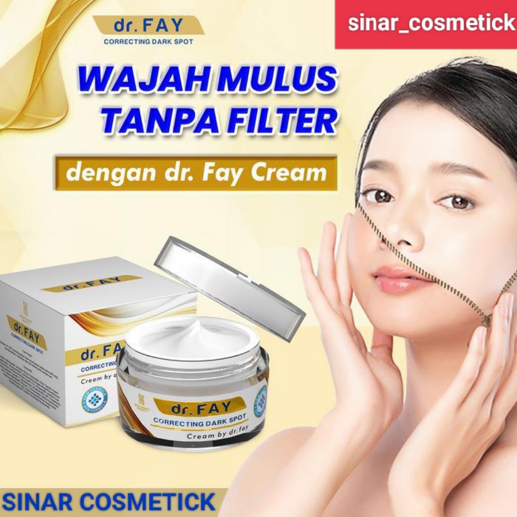CREAM DR FAY PENGHILANG BOPENG & FLEK HITAM ( DR FAY )
