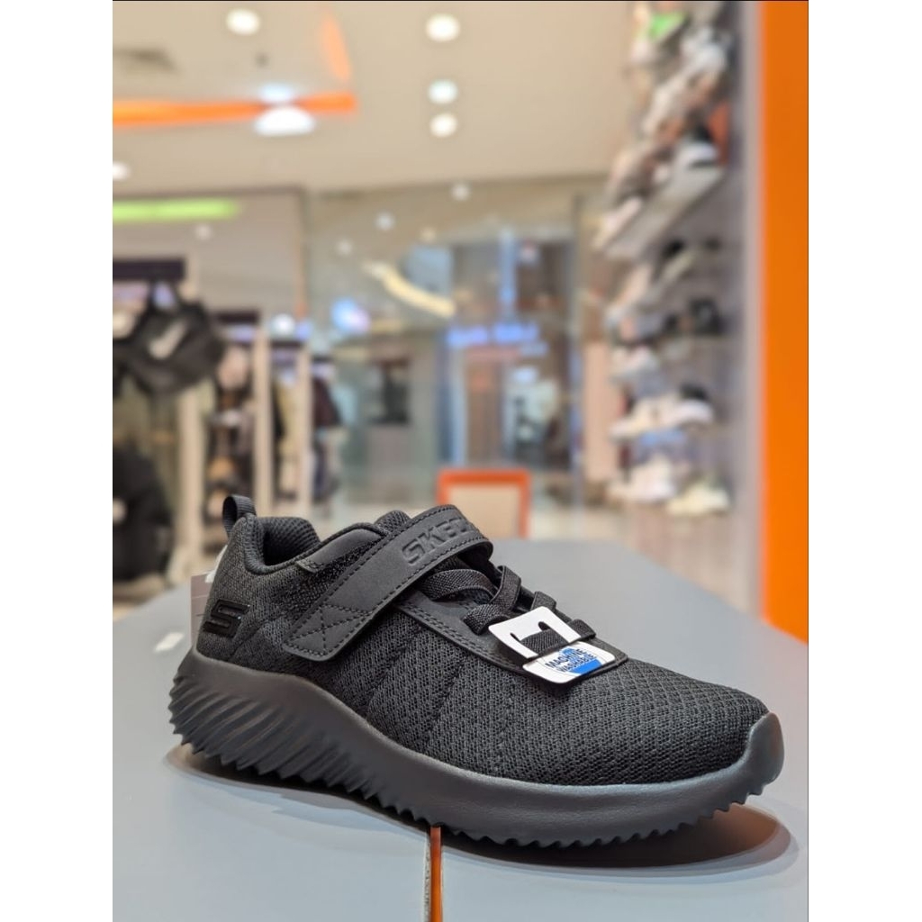 Skechers Full Black Kids - Sepatu Skechers Sekolah Hitam - Sneakers Kids Full Black
