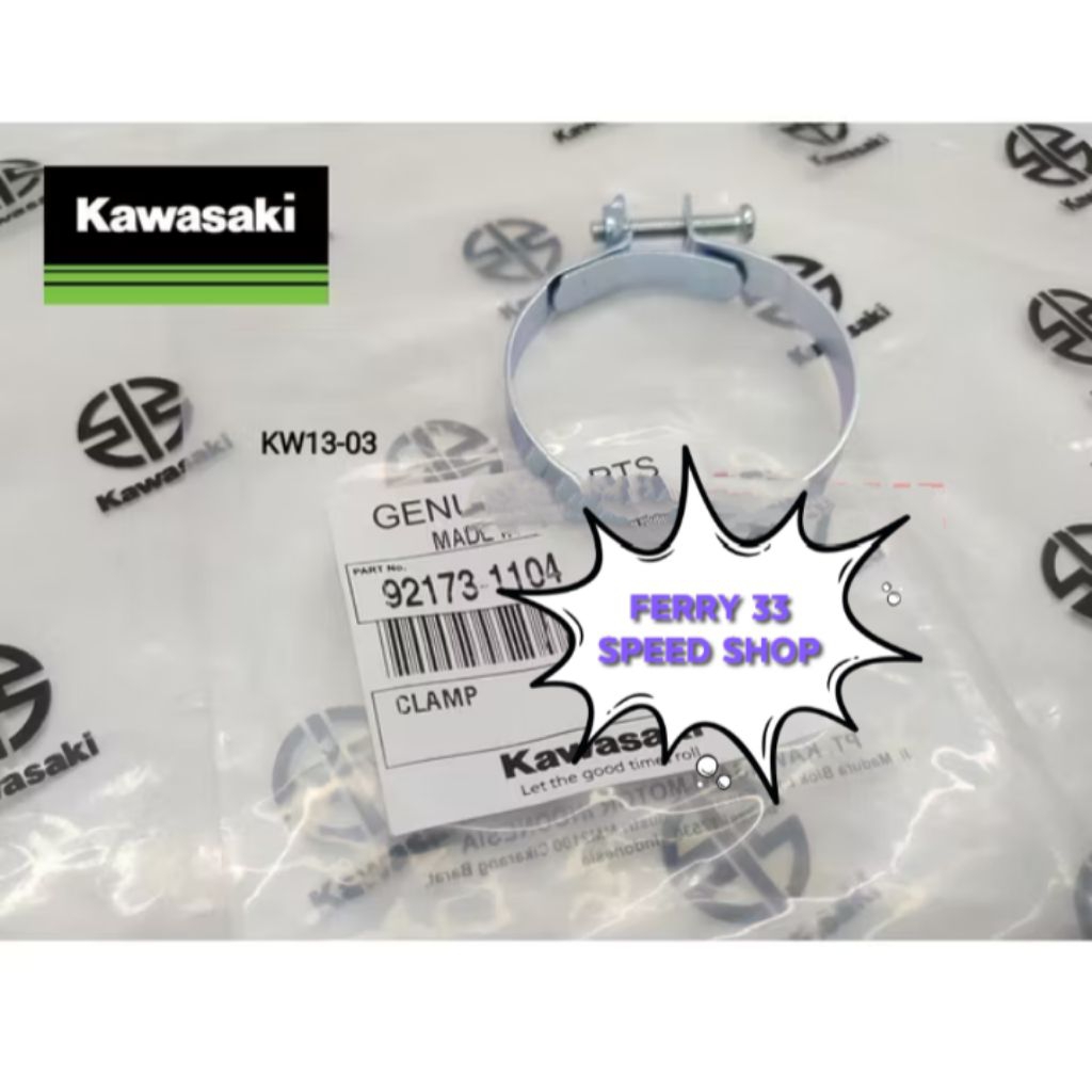 TERMURAH KLEM SAMBUNGAN FILTER NINJA R SS 150 ORIGINAL 92173-1104