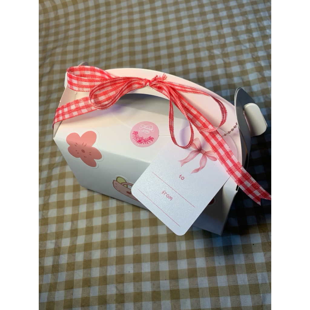 Gift Snack Box lucu Sedang aesthetic (kado untuk valintine atau pacar ultah)