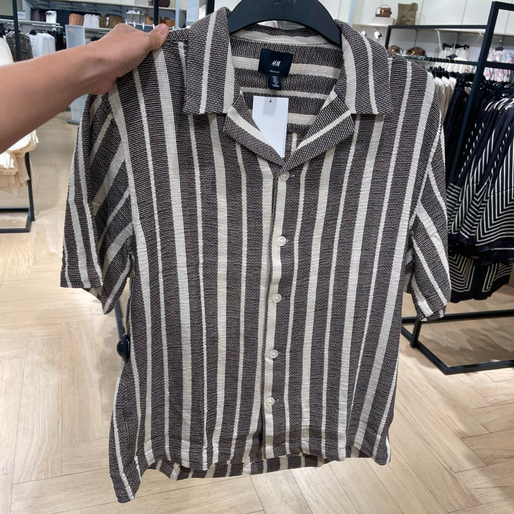 Kemeja H&M Man Stripe