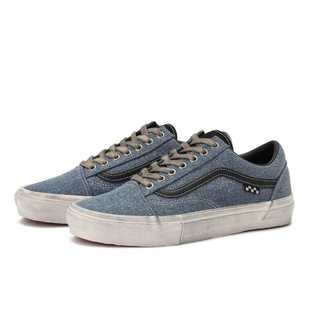 Vans Skate Oldskool Shoes - Denim Blue/Black