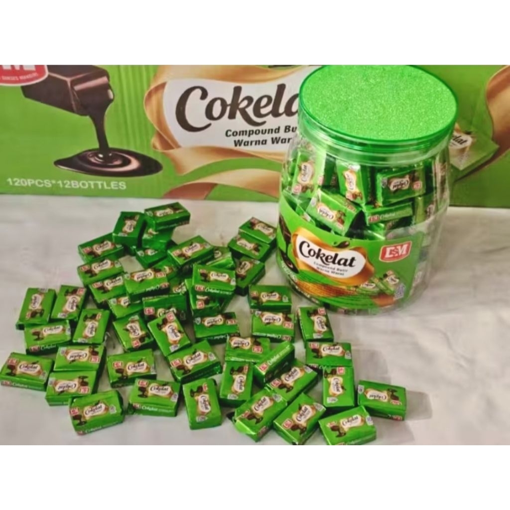 Permen Coklat Butir Milo Kotak DSM Isi 1Toples@120pcs