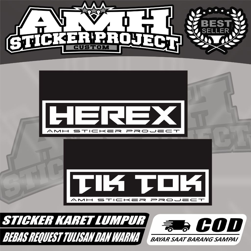 JUAL STICKER KARPET LUMPUR EBLEK TRUCK PICK UP BEBAS REQUEST NAMA (TERLARIS)