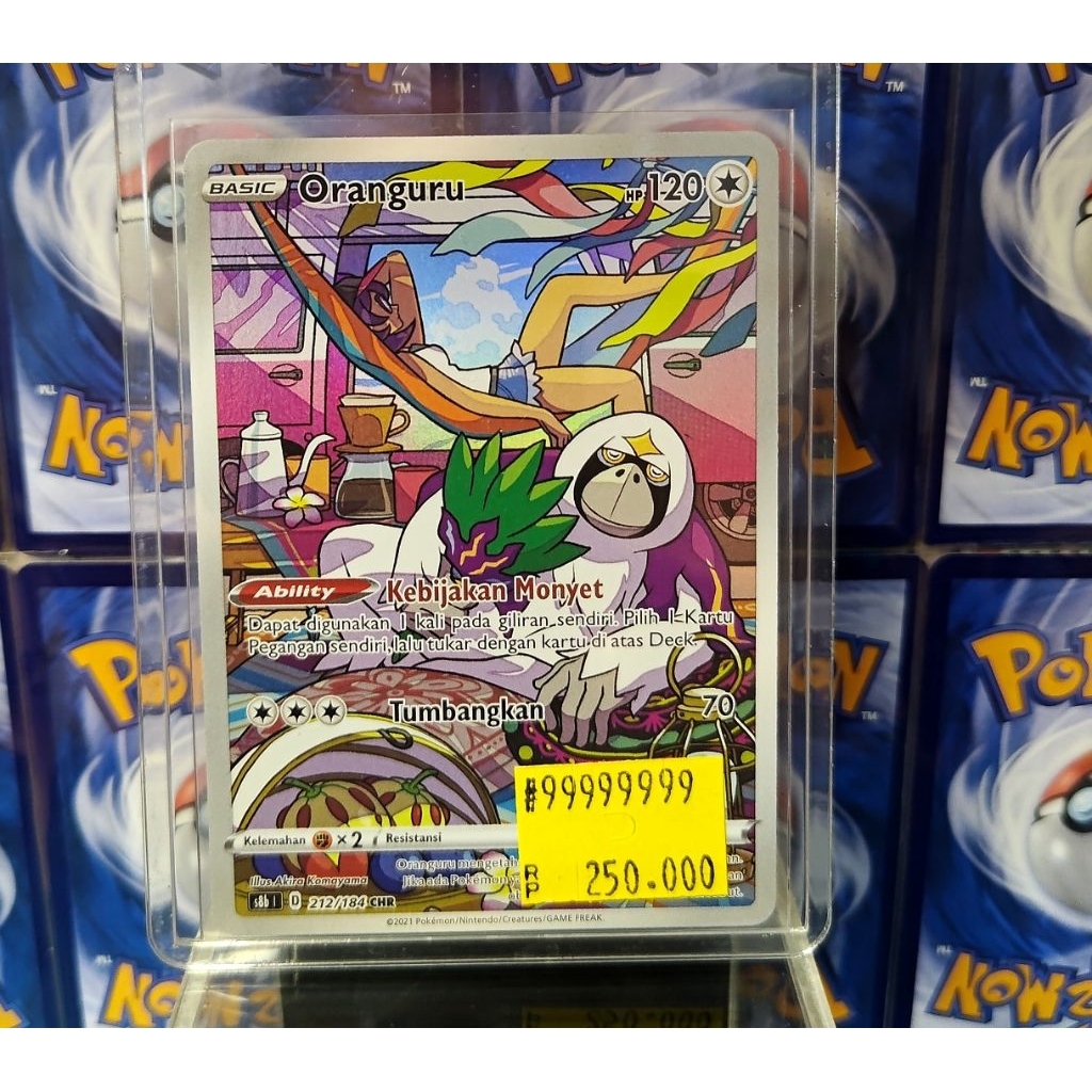tcg card pokemon original indo ( 212/184 CHR)