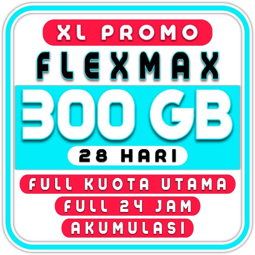 PROMO TERMURAH PAKET DATA XL 300 GB FULL INTERNET