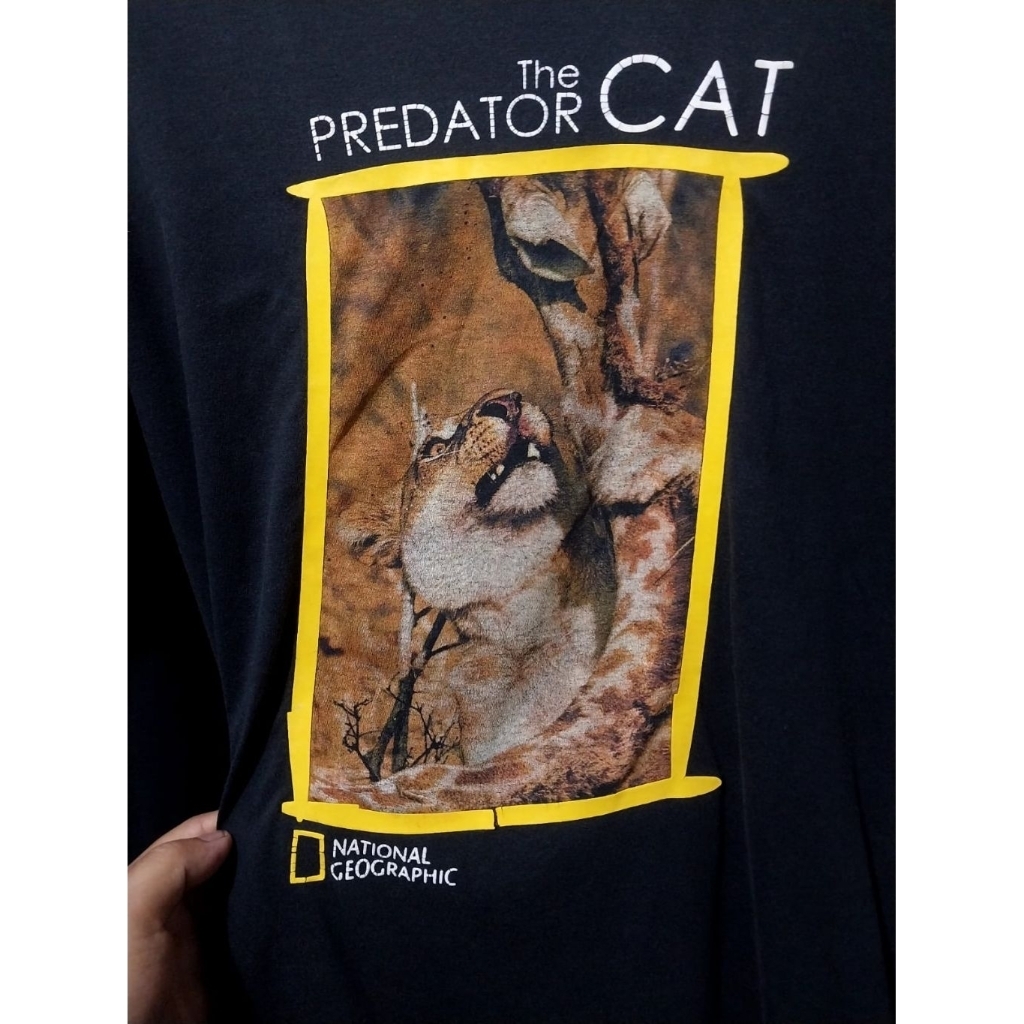 kaos natgeo preloved second bekas