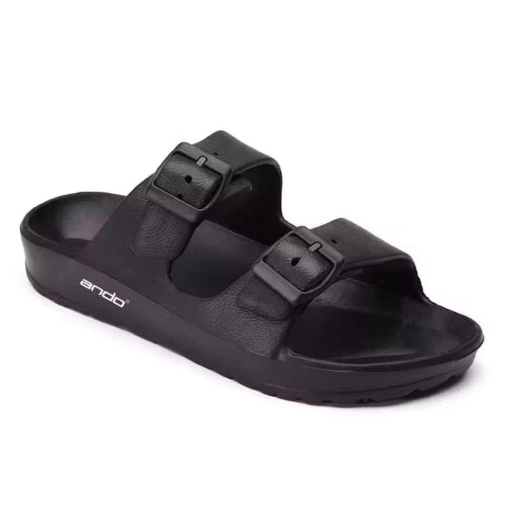 sandal slop ando pria-wanita sandal slide ando full karet original sandal slip-on terbaru