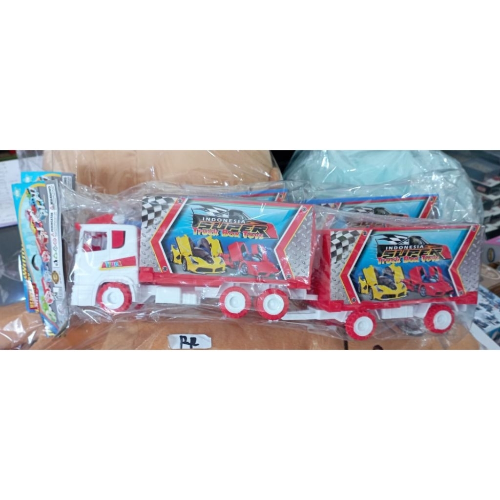Mainan Anak Mobil Truk Box Gandeng