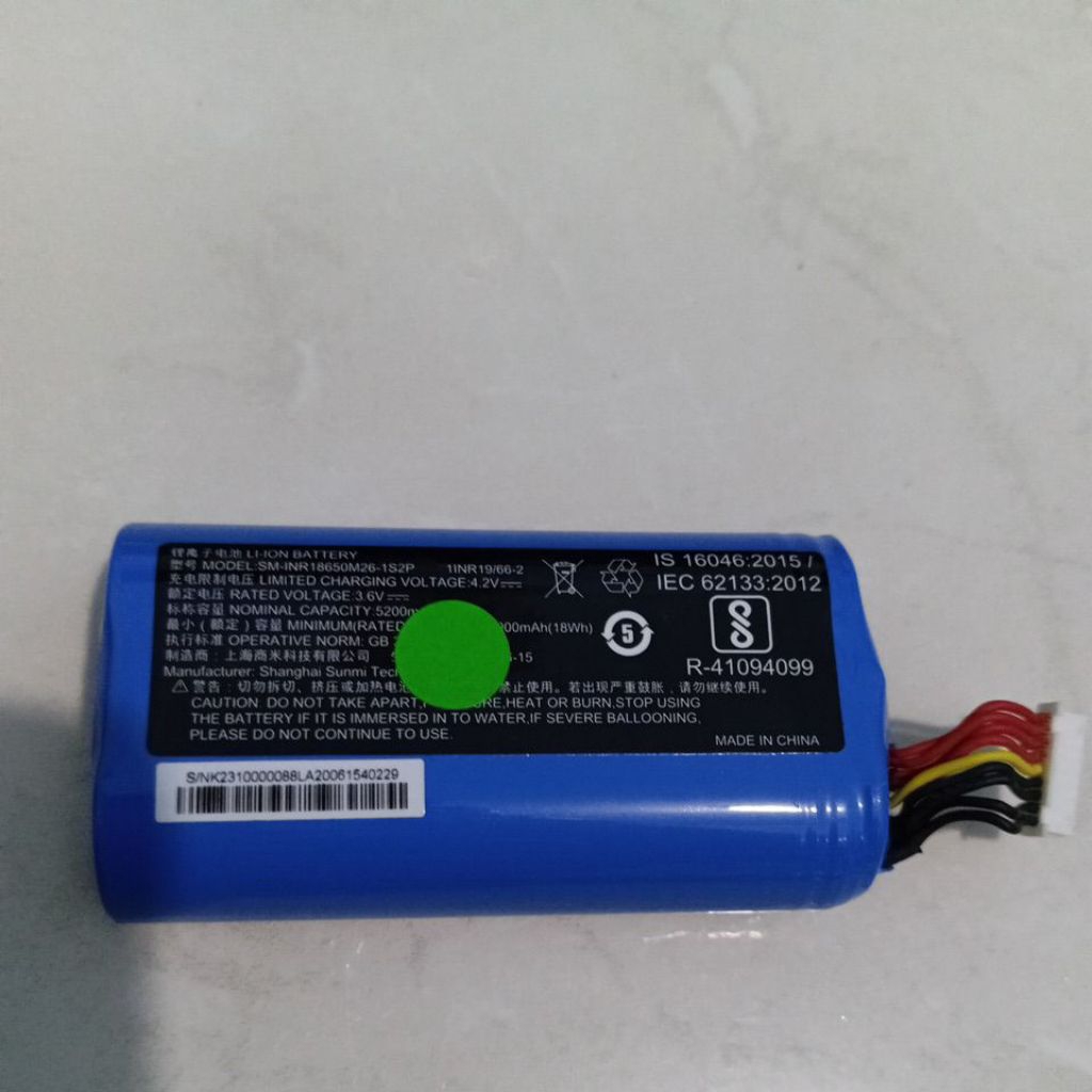 Baterai edc Sunmi V1, P1, V1S untuk semua bank