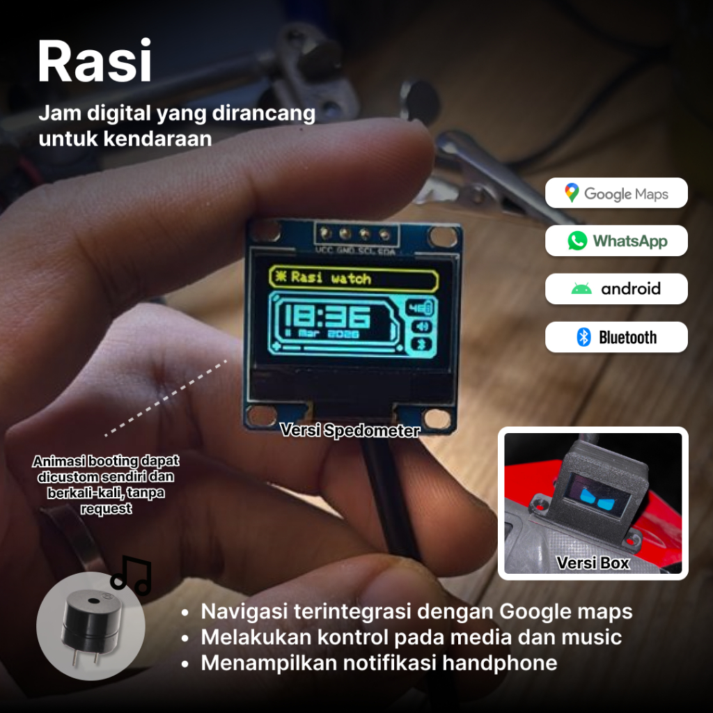 Rasi Watch v1.6 - Support Navigasi, Dasai Mochi dan Notifikasi