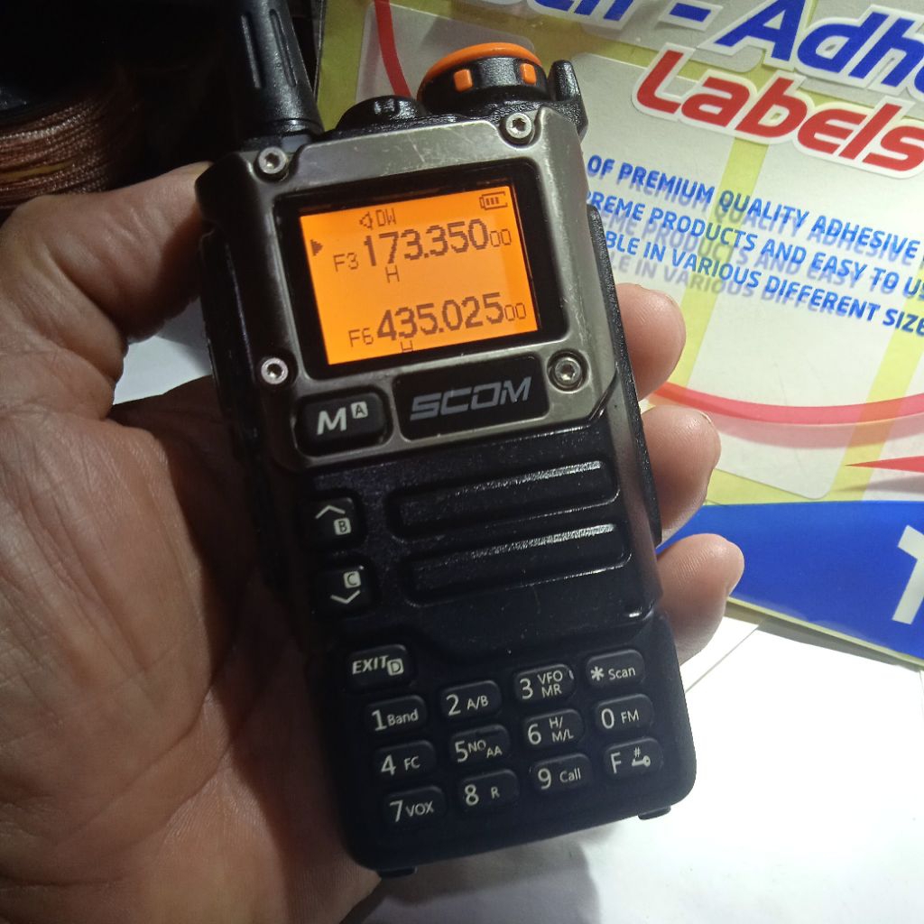 COD 1 unit Ht SCOM FC 9PRO MultiBand Tanpa casan, bisa Cas type C Hp mulus