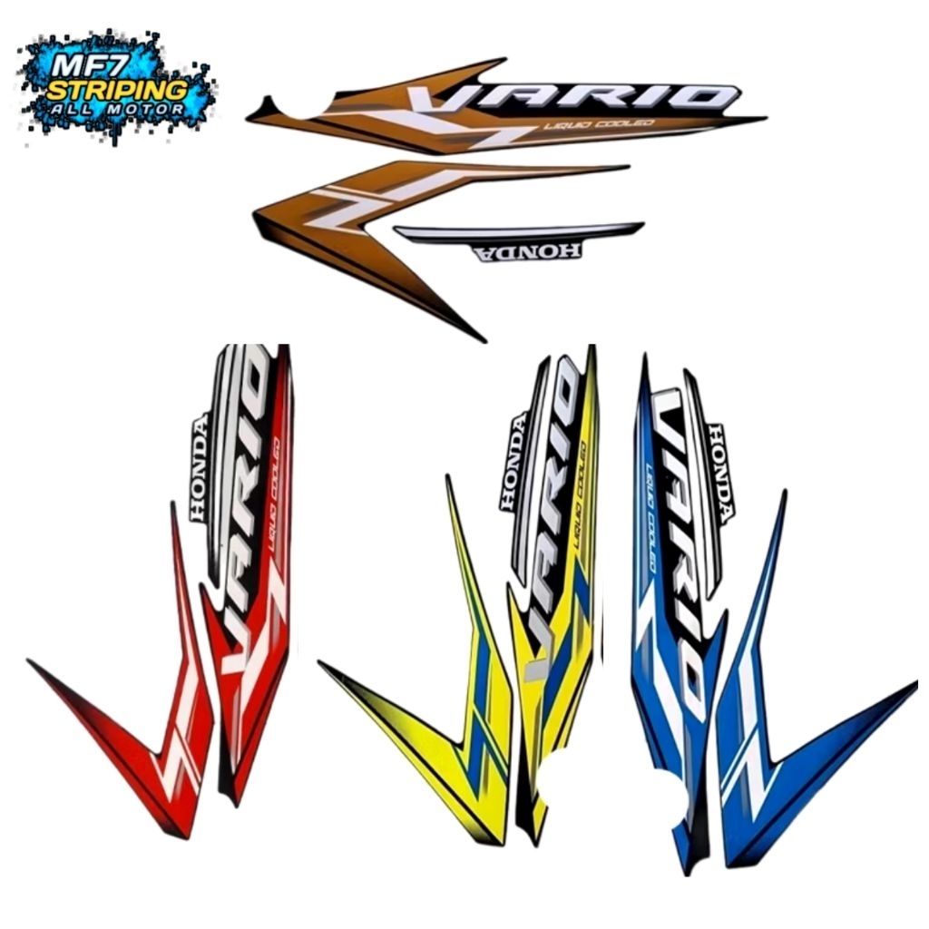 STRIPING ORIGINAL VARIO 125 2024 LENGKAP FULLSET - STIKER VARIO 125 2024 FULLSET FULL BODY