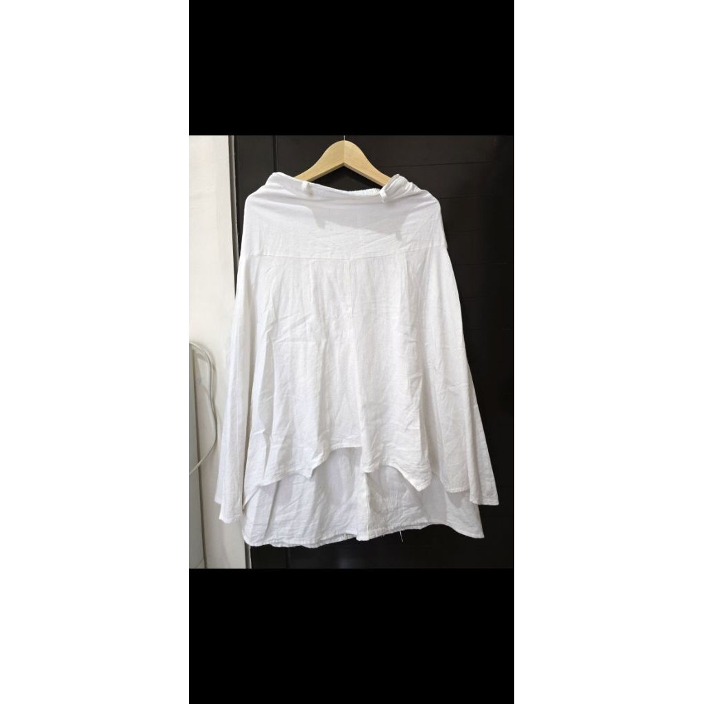 skirt panjang rok linen cewek