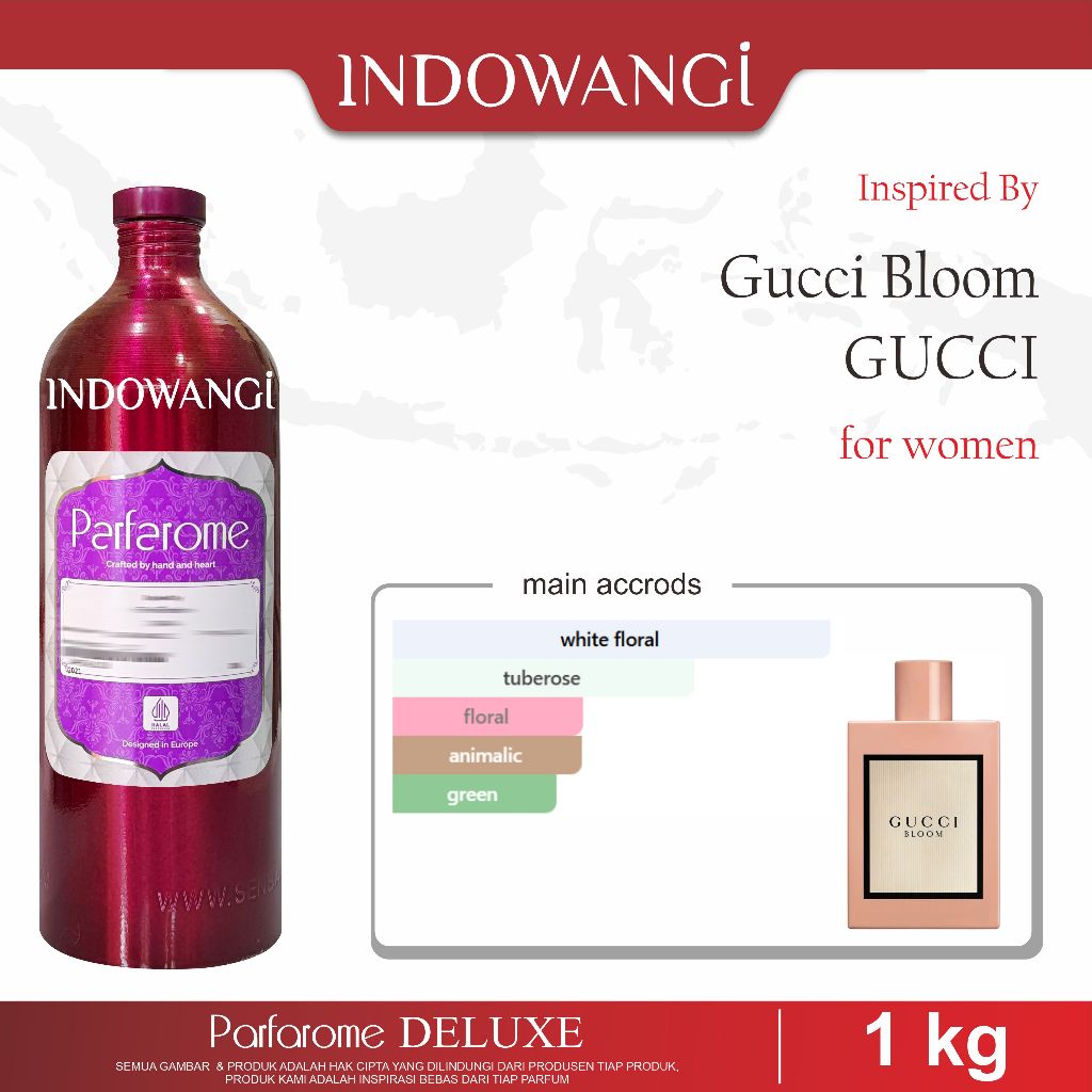 Bibit Parfum GUCCI BLOOM Parfarome Deluxe 1kg