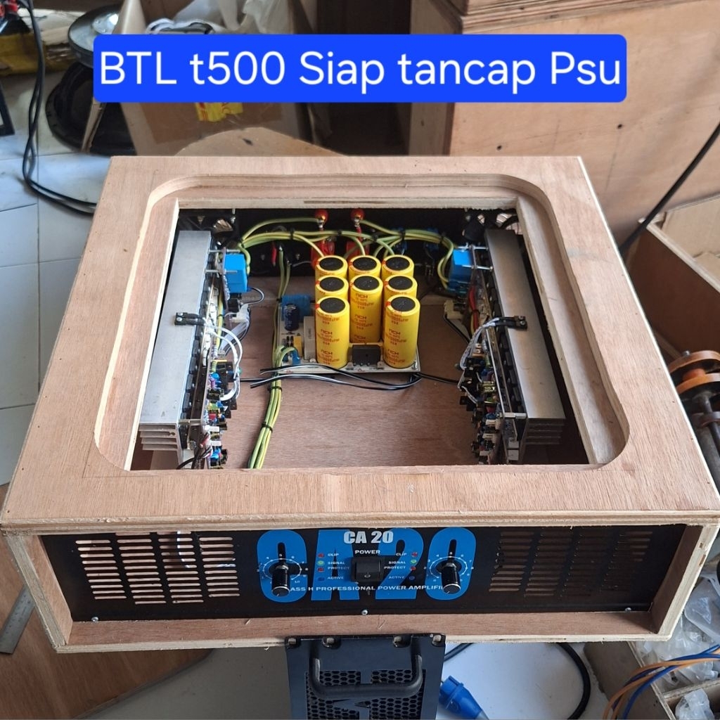 POWER BOX TRIPLEK 3U  BTL T500 STEREO TANPA TRAFO