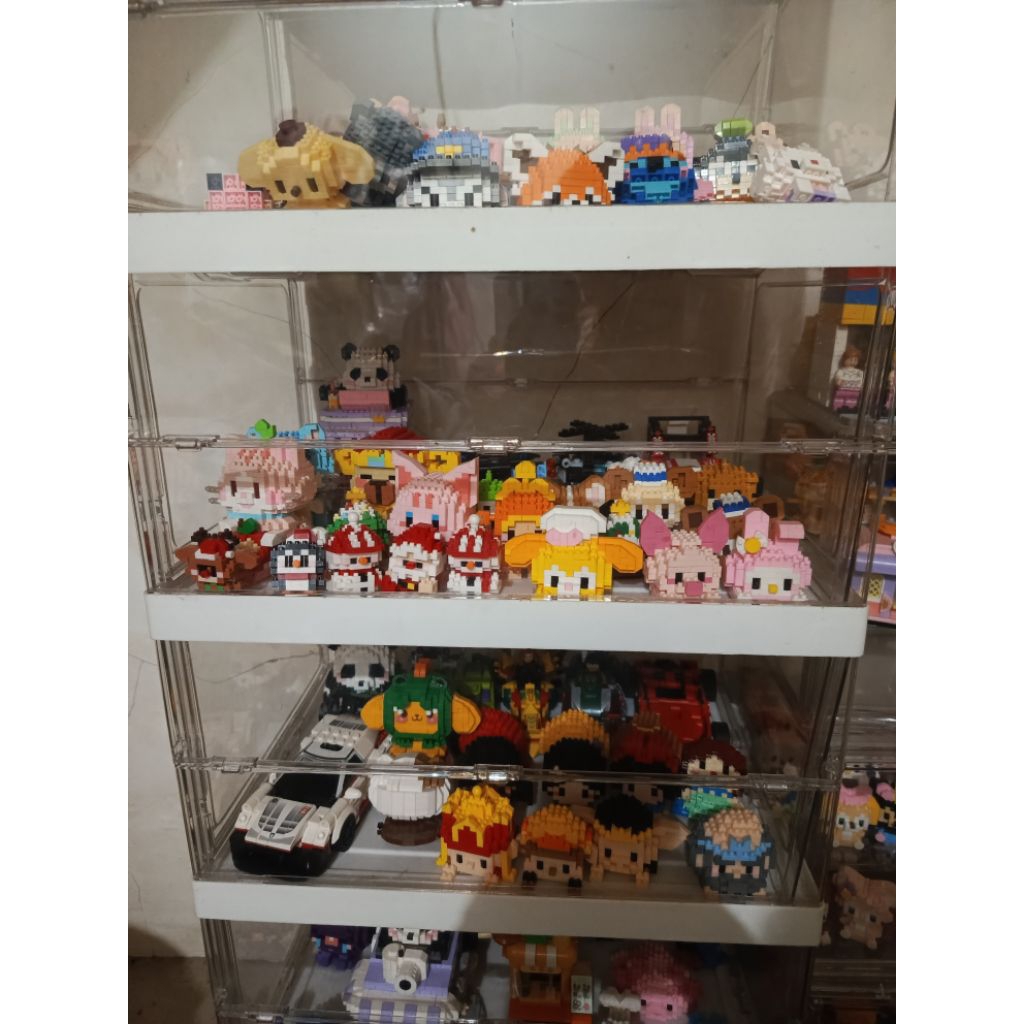 Rak sepatu Preloved + Lego mainan 6 susun lipat