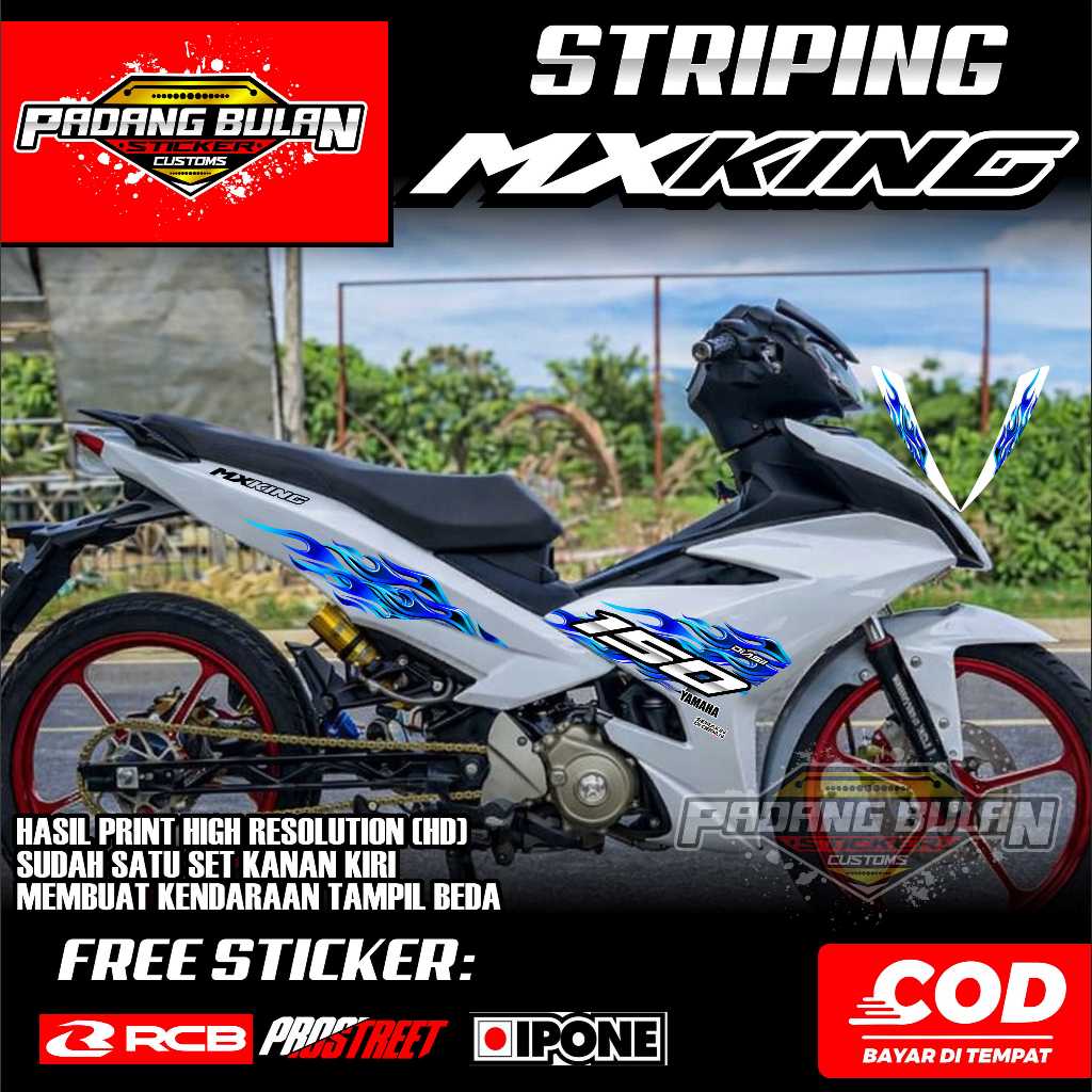 STRIPING YAMAHA MX KING / STRIPING VARIASI MX KING API KODE 03
