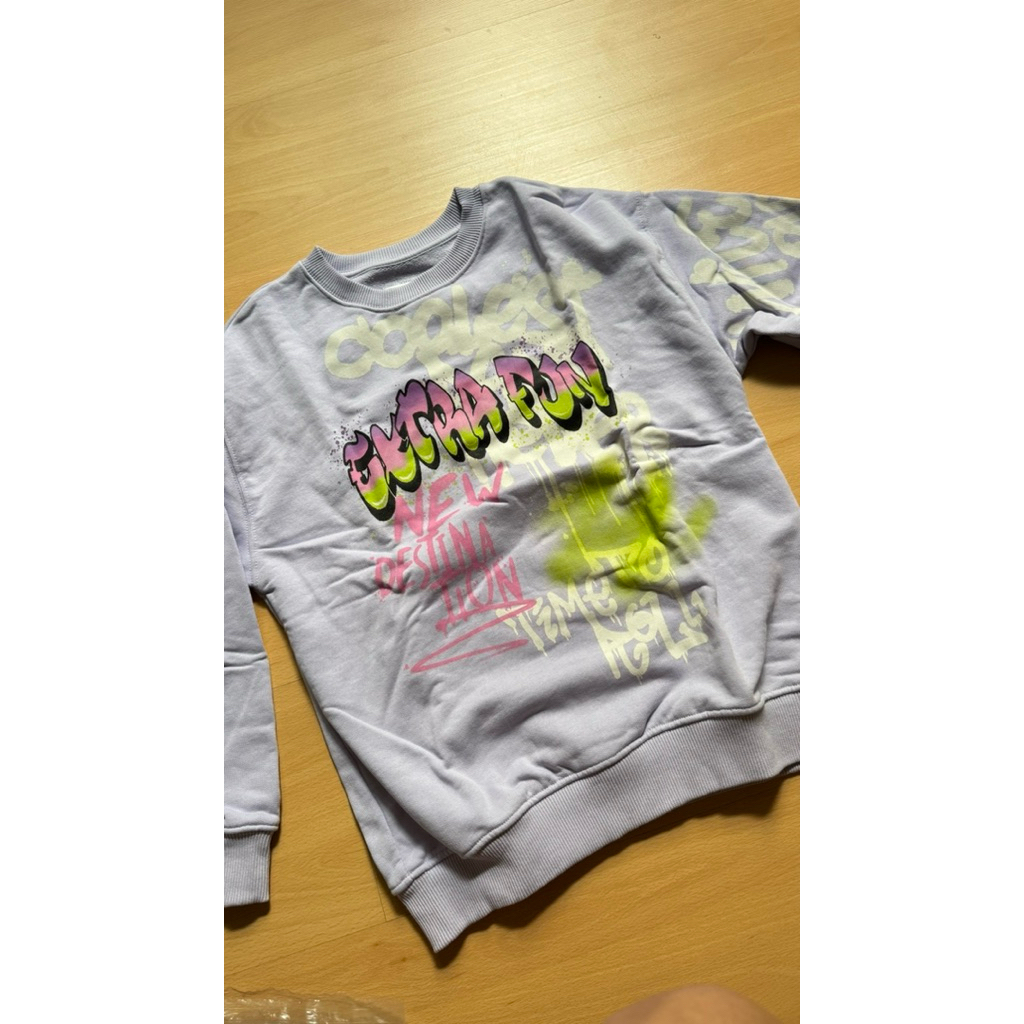 ZARA KIDS GIRL SWEATER PURPLE
