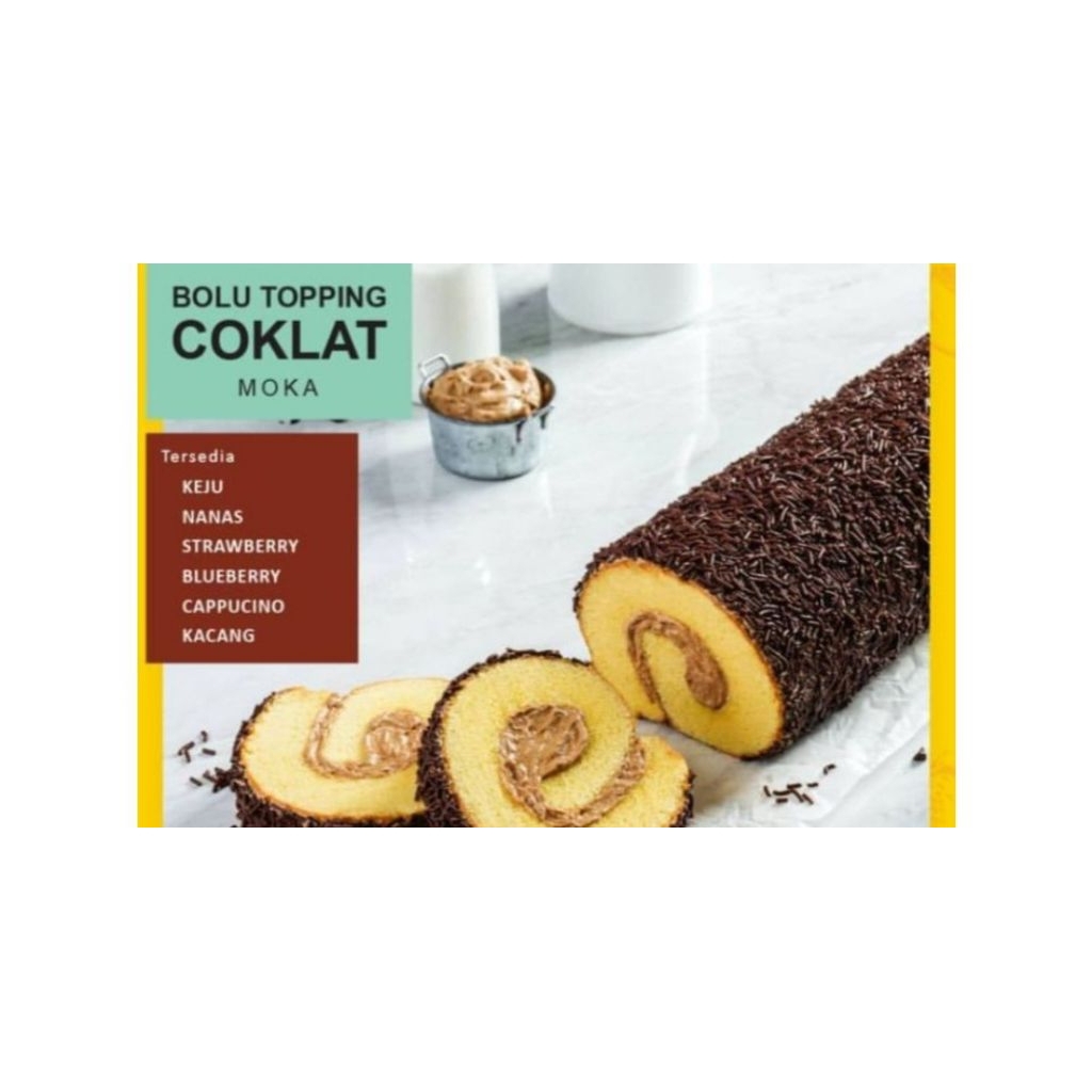 bolu gulung meranti rasa Durian cokelat