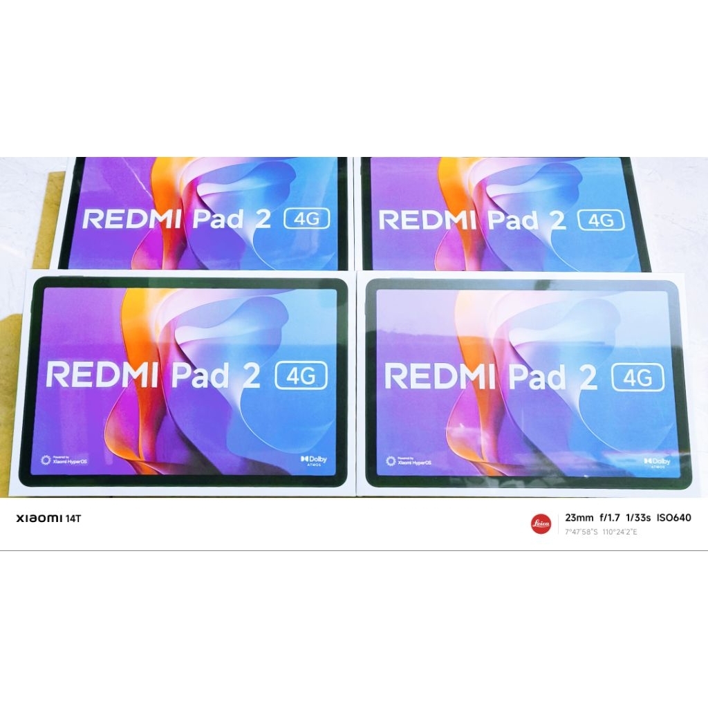 REDMI PAD 2 4G 6/128GB || GARANSI RESMI