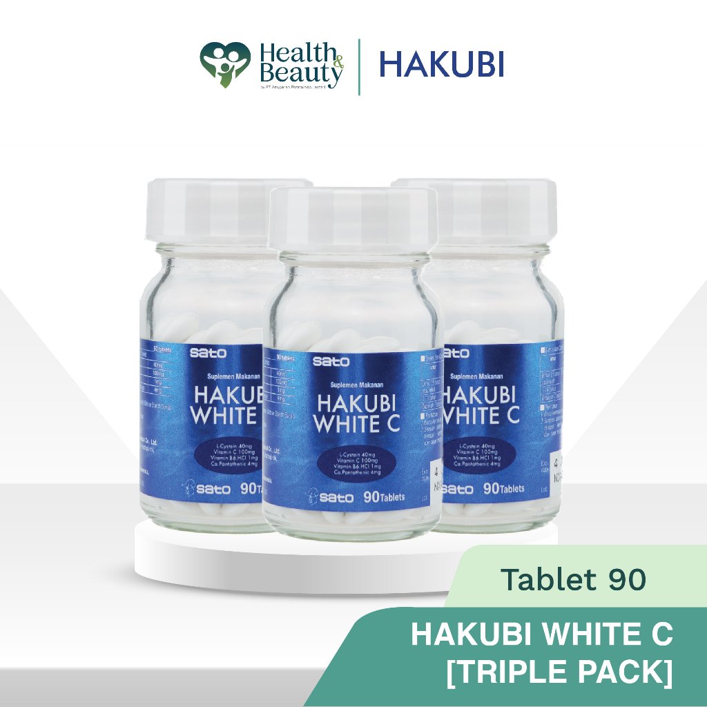 Hakubi White C Suplemen Kesehatan 90 Tablet [Triple Pack]