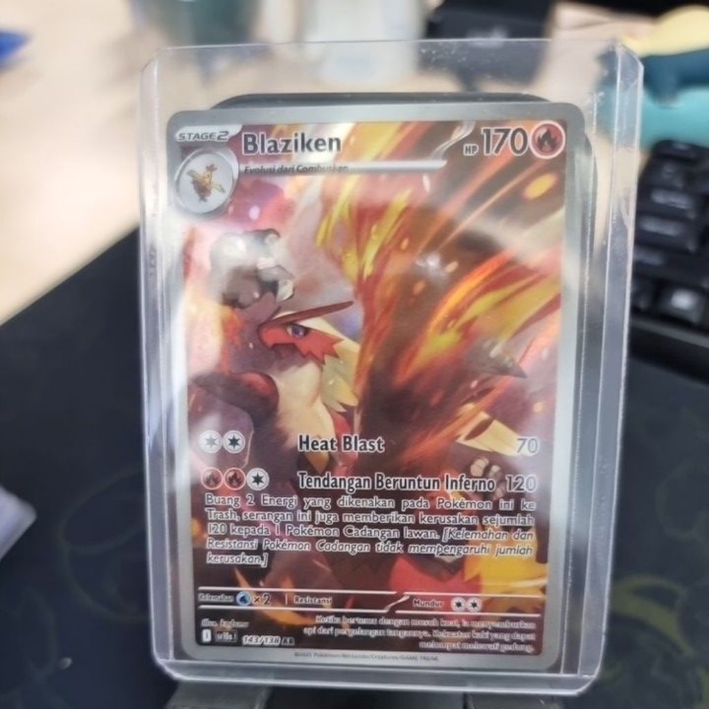 Blaziken AR Pokemon TCG INDO
