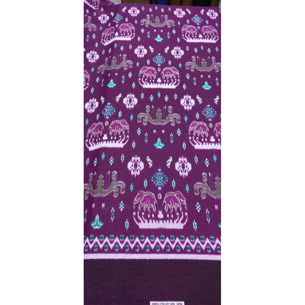 batik khas lampung | batik motif gajah lampung | batik pola lampung