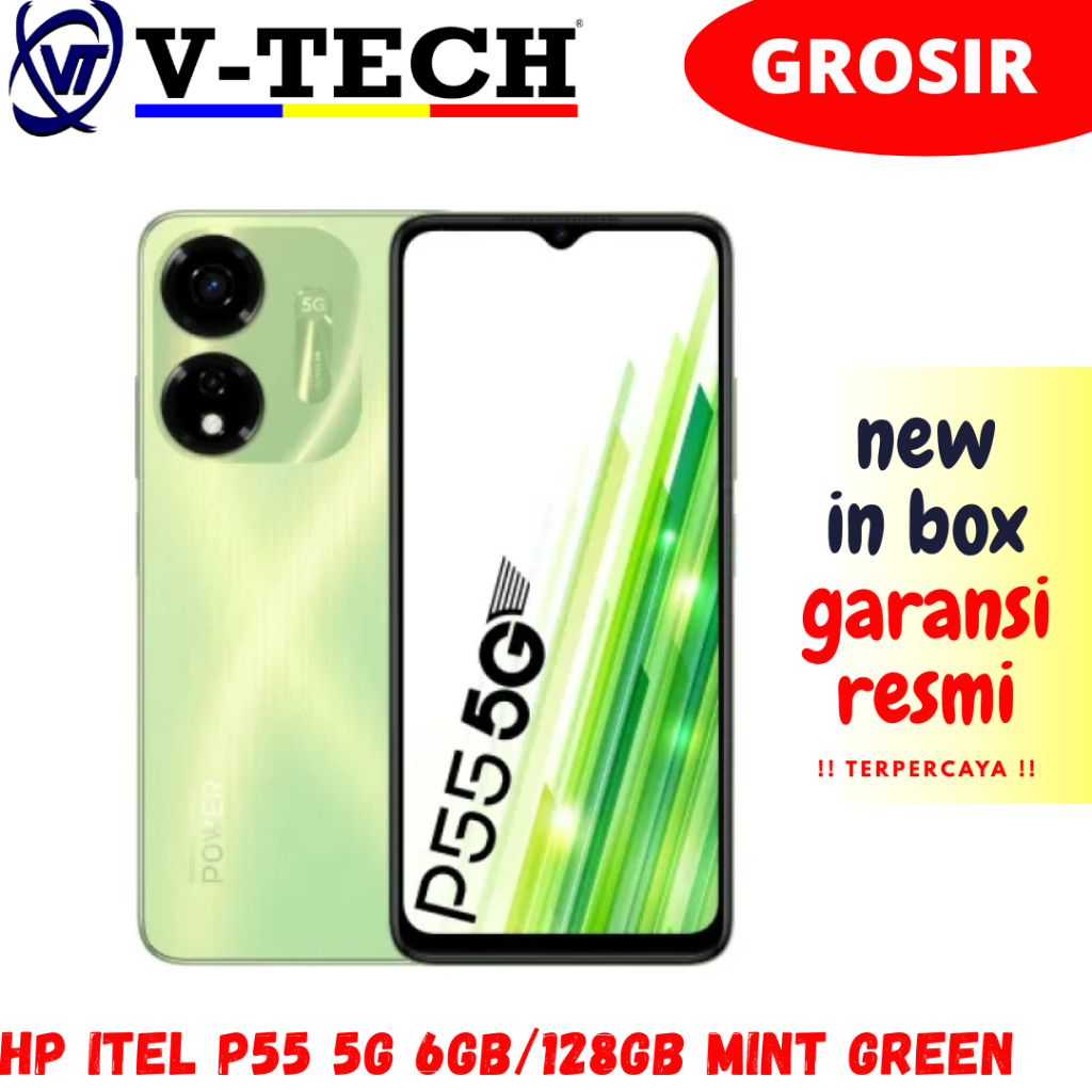 HP ITEL P55 5G 6GB/128GB MINT GREEN