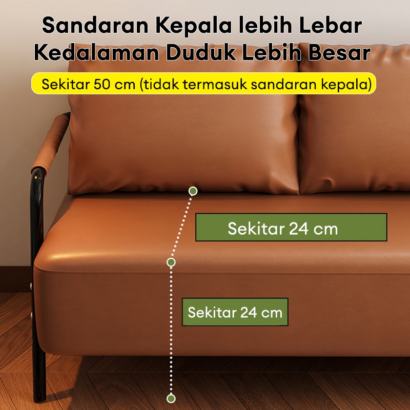 [Surabaya Express]Bantal Gratis Ruang Tamu Sofa Sofa Bed Sofa 1/2/3 Seater Sofa Minimalis Modern
