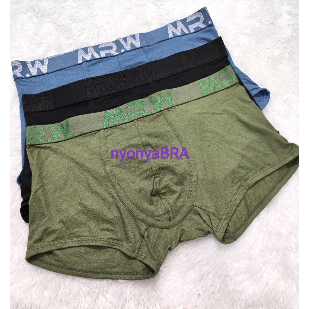 MR.W by wacoal Boxer Pria M,L,XL,XXL, WMP 73009