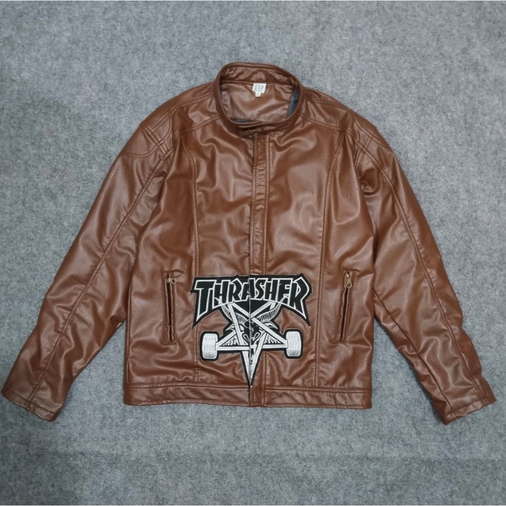Jaket Kulit GAP Lokal Titiktemu