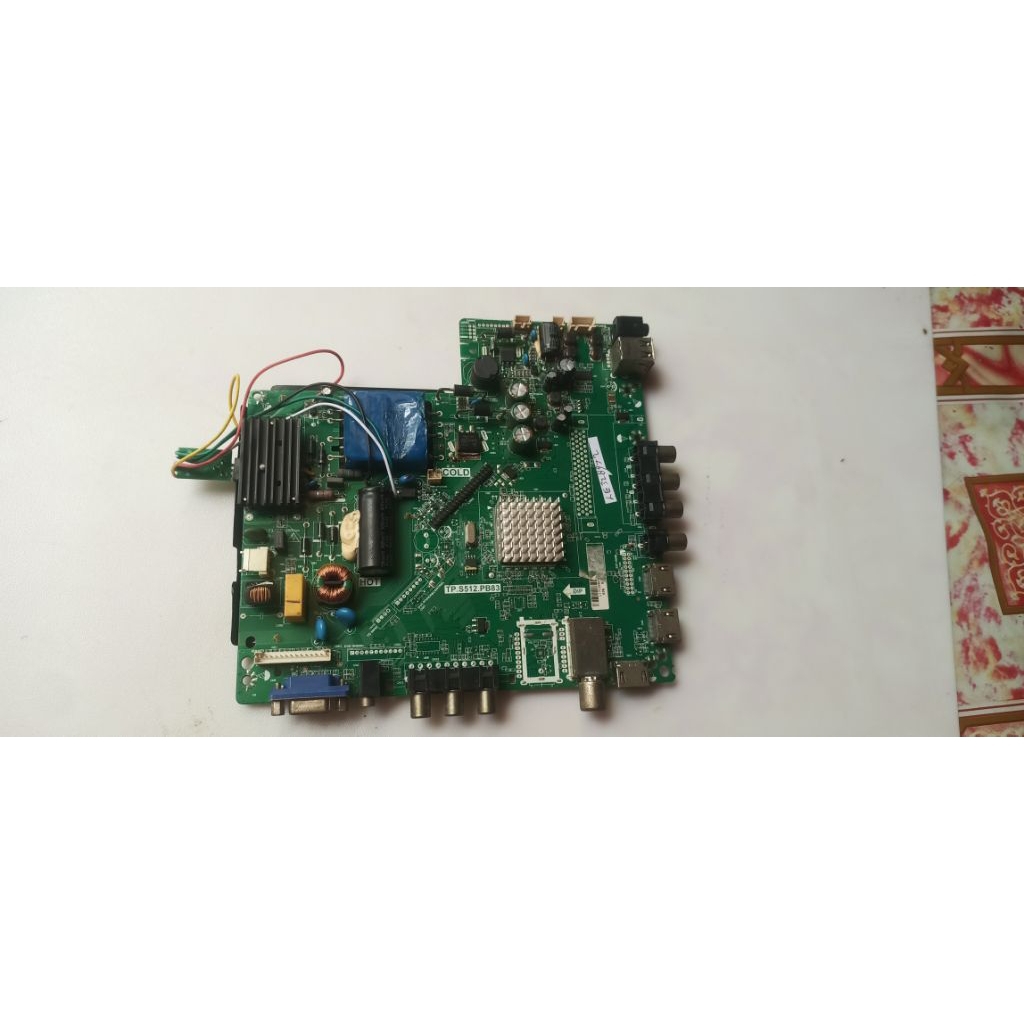 MB MAINBOARD MOBO TV AKARI LE3289T2 LE-3289T2 pakai gacun 5 kabel