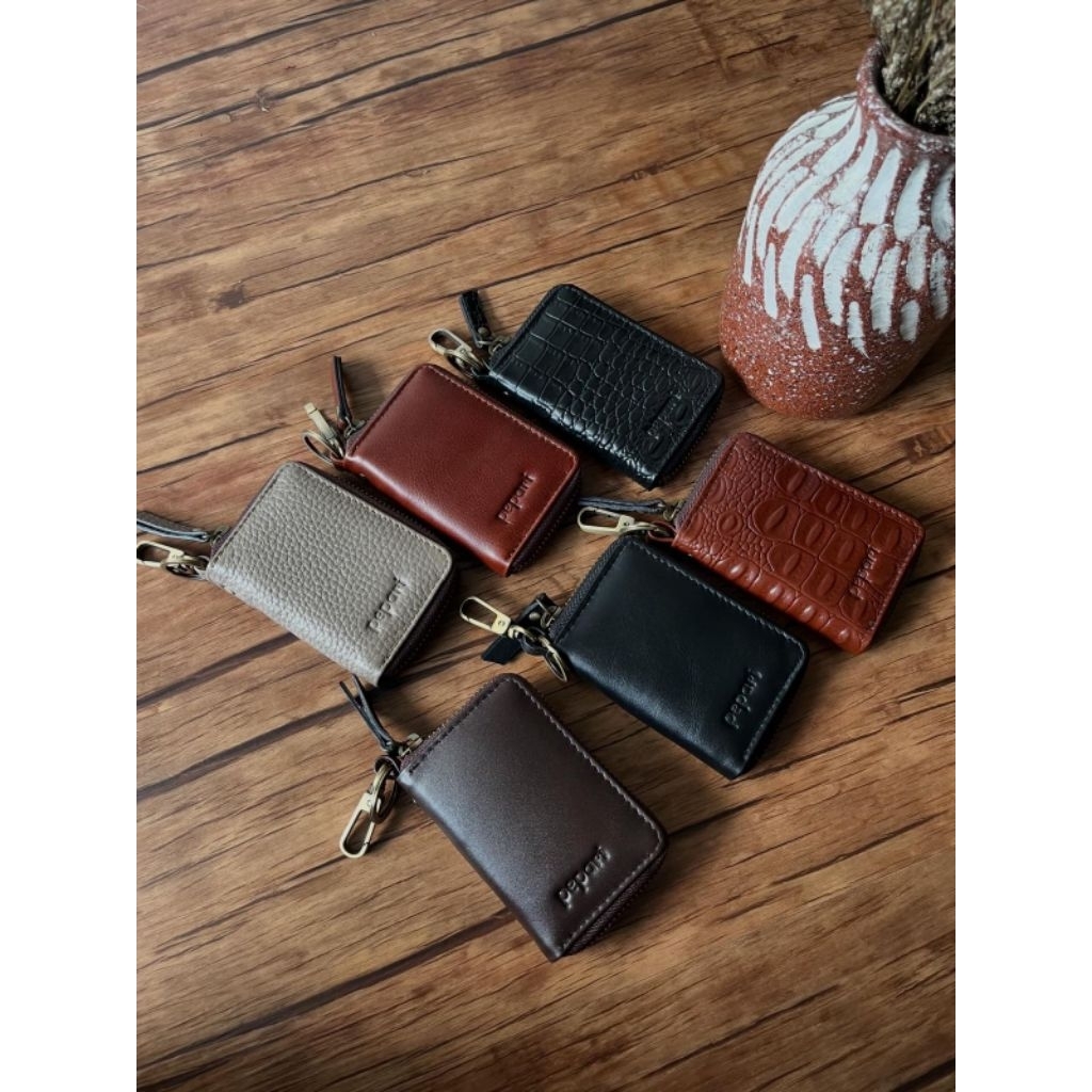 Pepari Leather Gantungan Kunci Remote Large