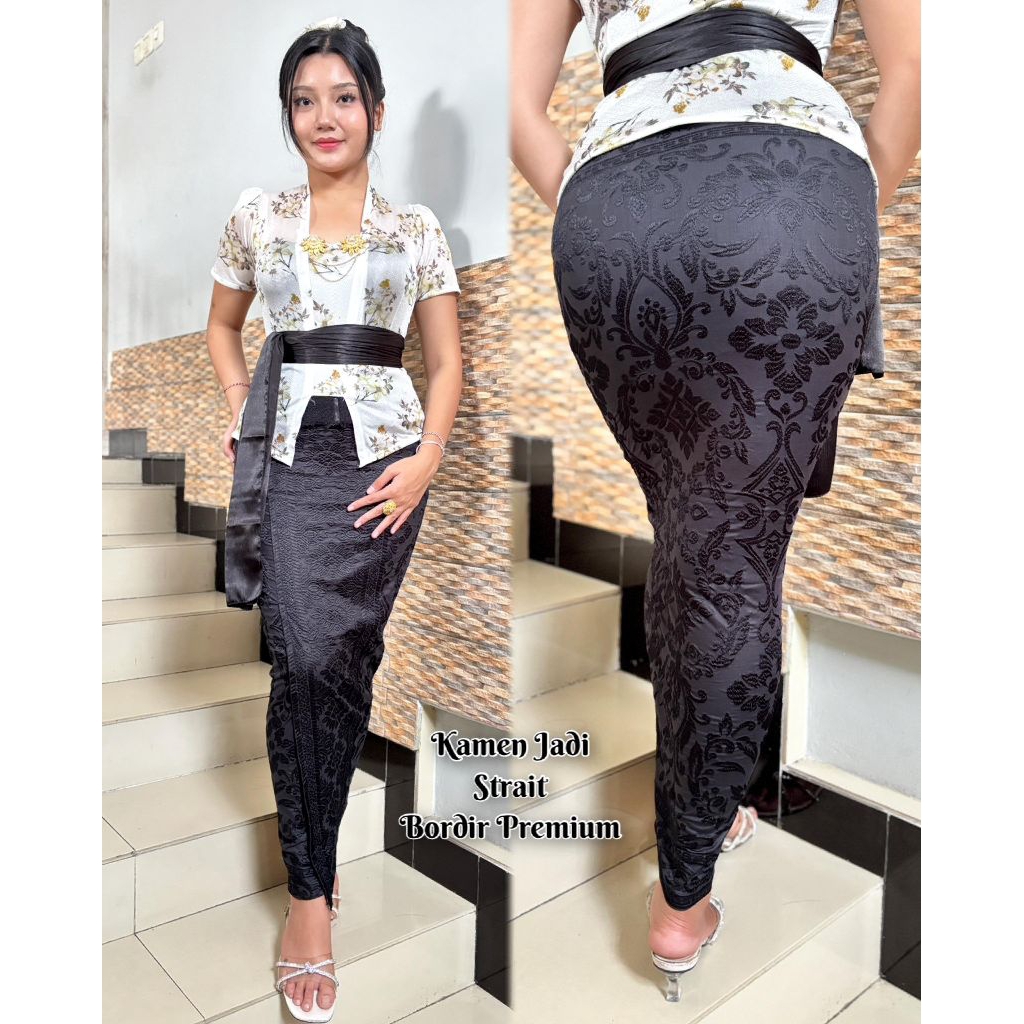 Rok bali Kamen jadi endek songket jumbo big size