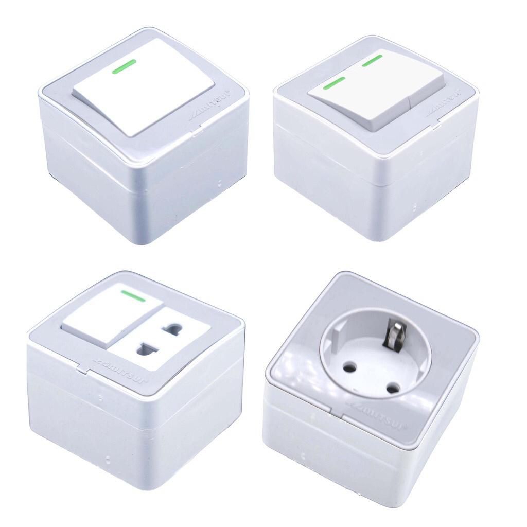 MITSUI  HELIOS SAKLAR, STOP KONTAK OB TIMBUL