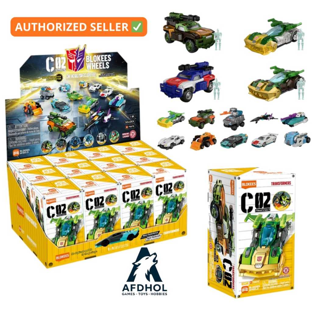 BLOKEES WHEELS TRANSFORMERS C02 WRECK'N RULE VOLUME 02 VOL 02 MODEL KIT MOBIL SKALA 1:64 DIECAST TIT