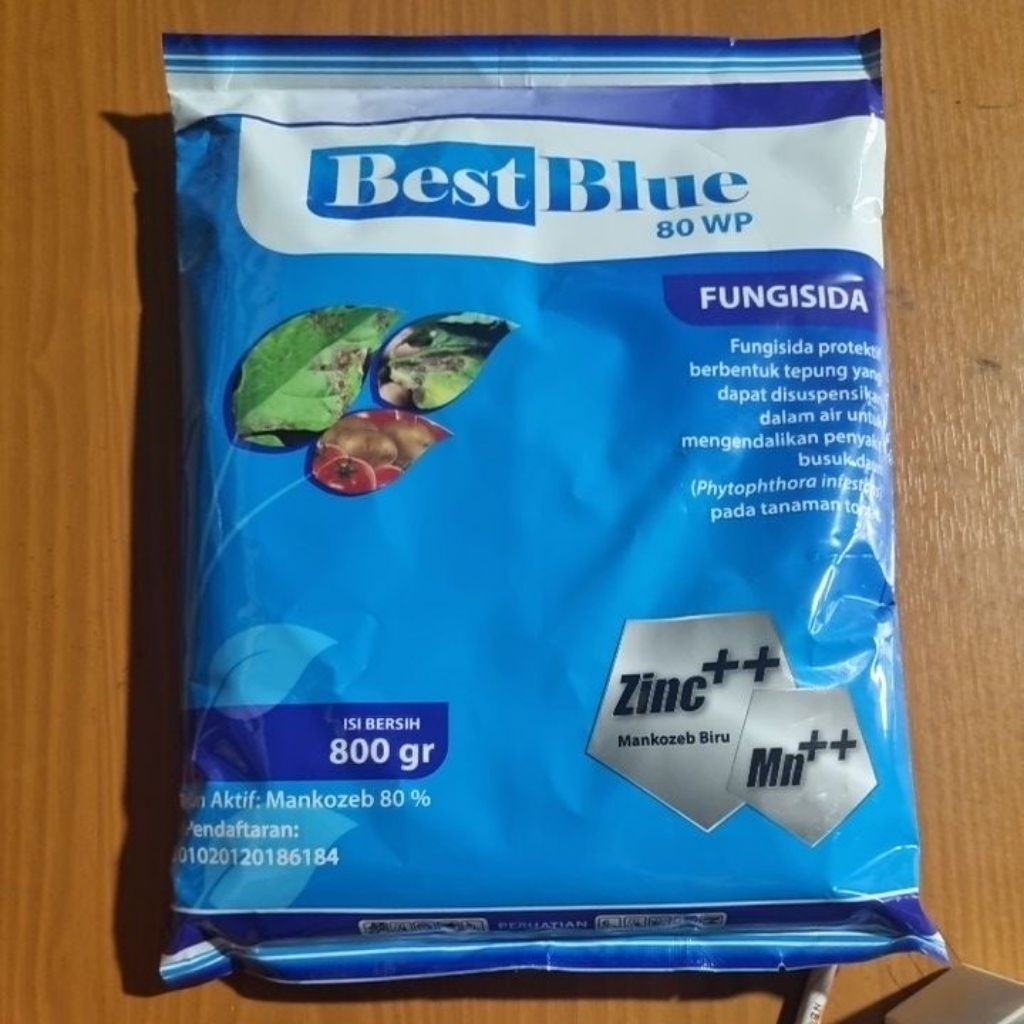 BEST BLUE 80 WP 800GR Fungisida Mancozeb Biru