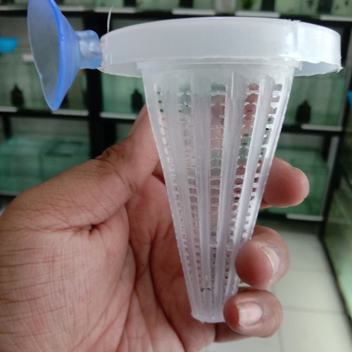 Corong Cacing Beku Sutra / Tempat Makan Cacing Sutera 10 cm