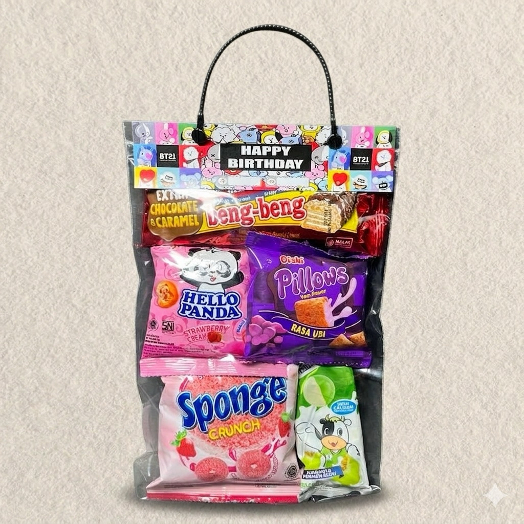 Bingkisan Snack Ulang Tahun Anak / Hampers Ulang Tahun Anak