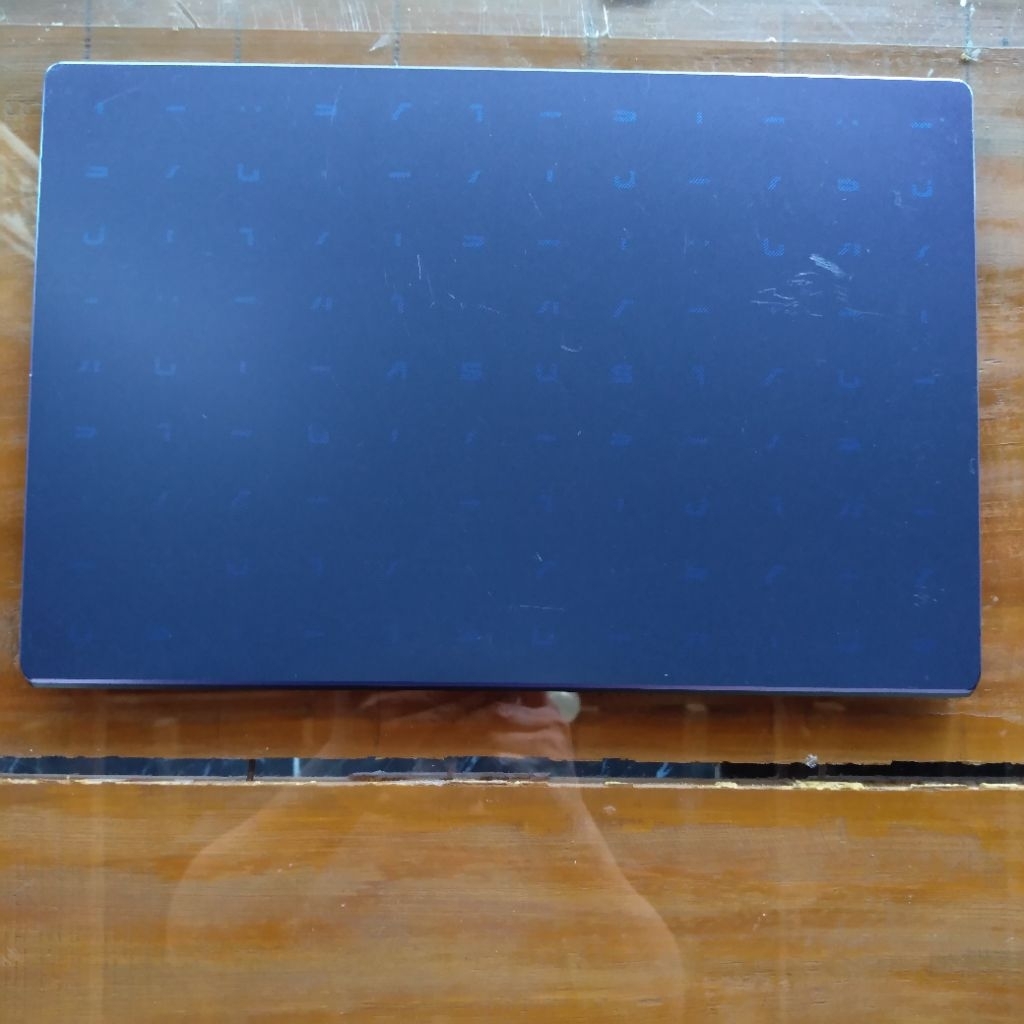 casing case cover asus e410 e410m e410ma blue navy