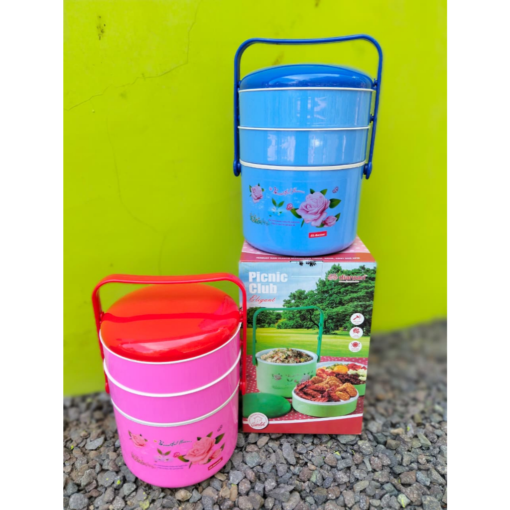 RANTANG SUSUN 3 PICNIC CLUB/ RANTANG PIKNIK SUSUN 3/ RANTANG BAHAN PLASTIK DIAN SARI TEBAL/ RANTANG 