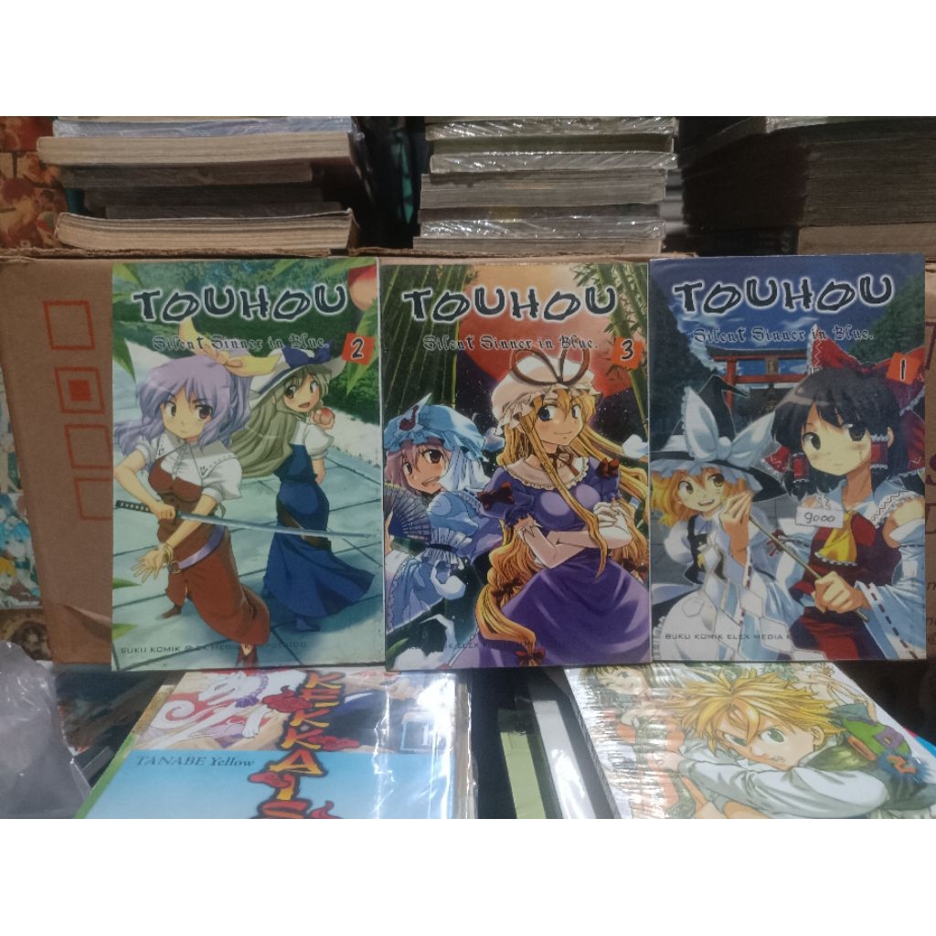 Komik touhou silent sinner in blue 1,2,3 set / komik touhou silent sinner in blue vol 1,2,3 set end