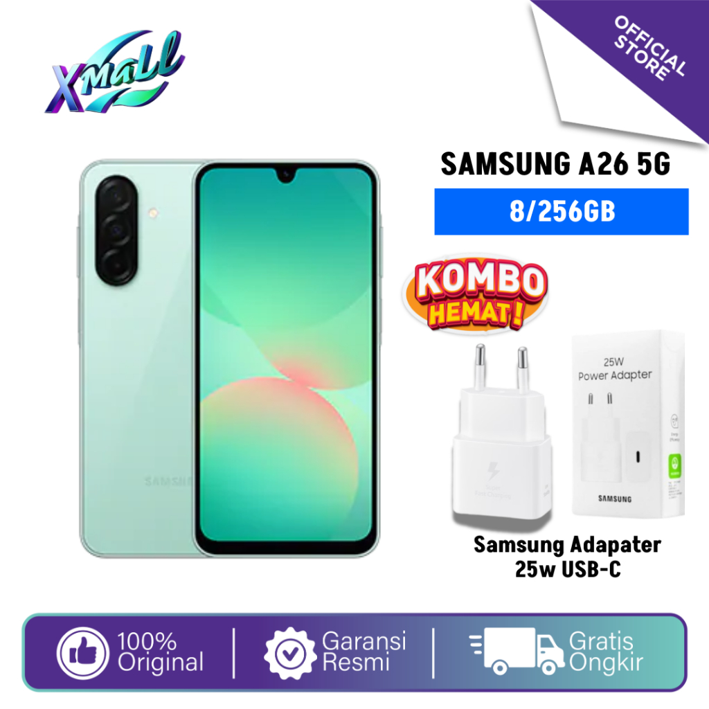 Samsung Galaxy A26 5G 8GB+256GB LCD Super AMOLED Camera 50MP Garansi Resmi 1 Tahun