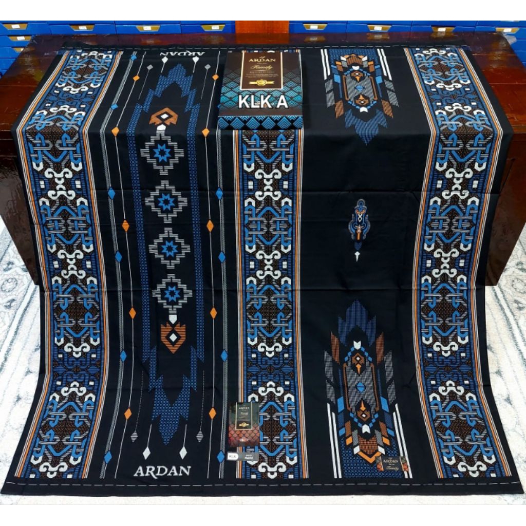 sarung ardan family terbaru gold silver hitam dan putih motif terbaru briliant black series ardan sa