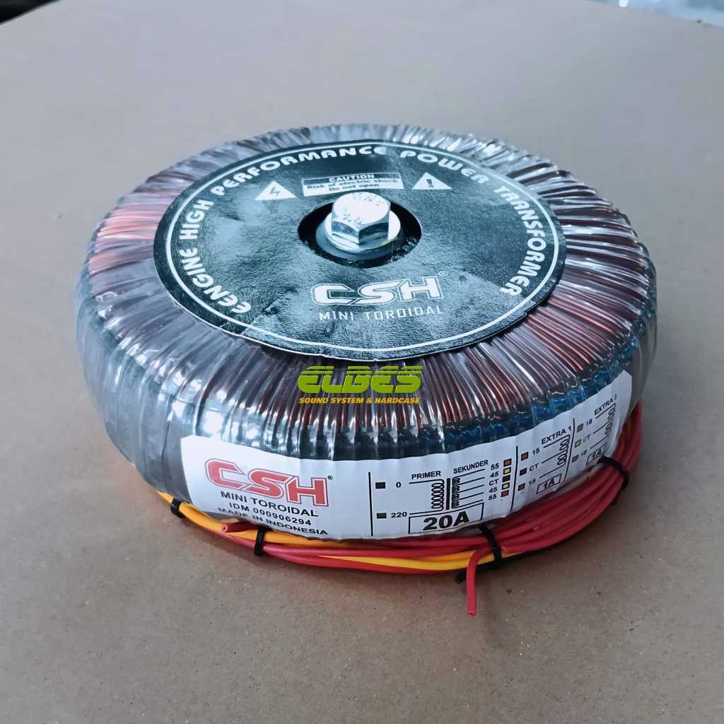 Trafo toroid 20a ct55 original csh donat toroidal power amplifier