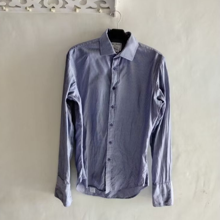 kemeja pria cufglink branded TM lewin SIZE L