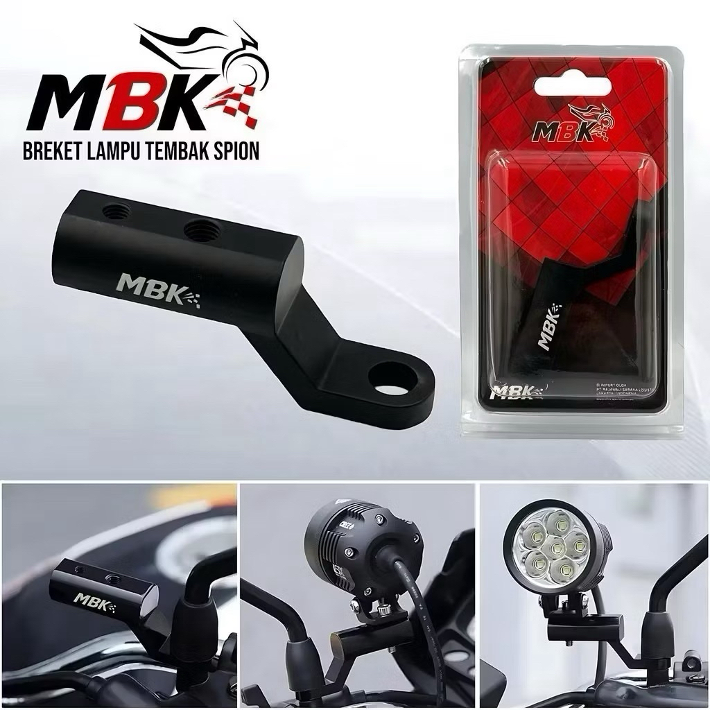 Bracket Dudukan Lampu Motor Bracket Holder Hp Spion Extension Bracket
